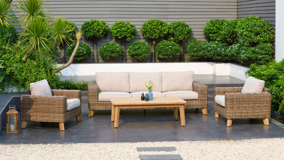 Garden sofa set.